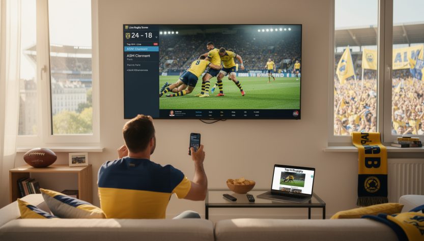 découvrez comment suivre en direct tous les matchs de l’asm clermont en top 14, avec les meilleures astuces pour ne rien manquer de leur saison de rugby.