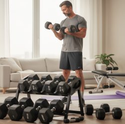 découvrez comment choisir des haltères adaptés à vos objectifs, à votre niveau et à votre espace pour vous entraîner efficacement à domicile.