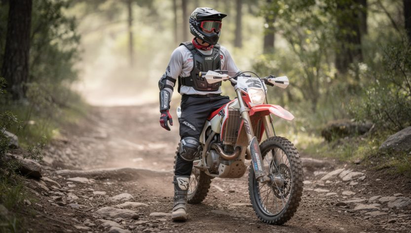 découvrez les équipements de protection indispensables pour pratiquer l’enduro en toute sécurité : casque, protections corporelles, gants et bottes.